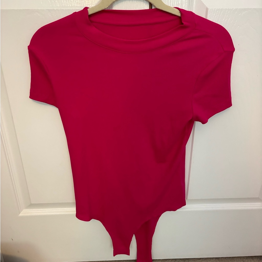 Hot pink bodysuit size small